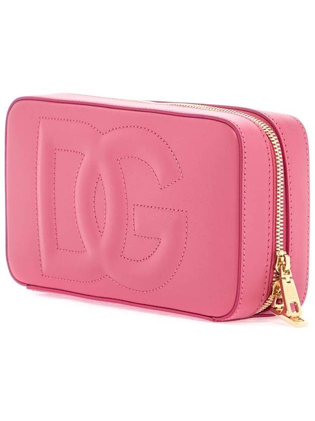 logo leather cross bag pink - DOLCE&GABBANA - BALAAN 4