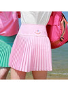 Lala Pleats A-line Skirt Pink - LALA SMILE - BALAAN 2