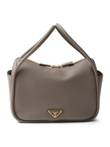 Darling Leather Hand Tote Bag Clay - PRADA - BALAAN 1