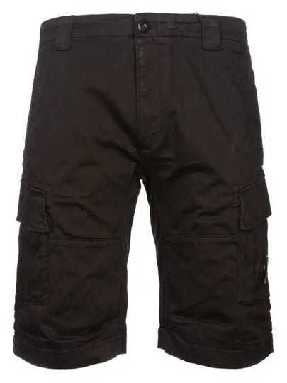 Lens Waffen Cargo Shorts Black 52 12CMBE062A - CP COMPANY - BALAAN 2