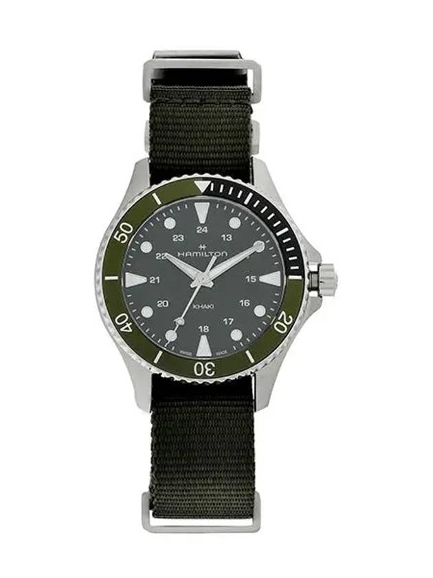 Khaki Navy Scuba Quartz 37mm Watch Green - HAMILTON - BALAAN 4