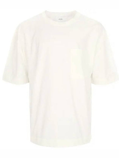 Boxy Short Sleeve T-Shirt Chalk - LEMAIRE - BALAAN 2