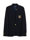 30 points W double knit jacquard blazer navy - POLO RALPH LAUREN - BALAAN 2