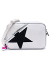 Metallic Trim Glitter Star Logo Cross Bag White - GOLDEN GOOSE - BALAAN 3