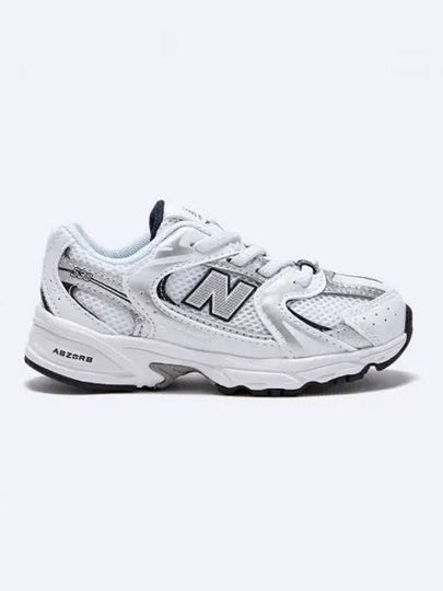 Kids 530 Low Top Sneakers White Silver - NEW BALANCE - BALAAN 2