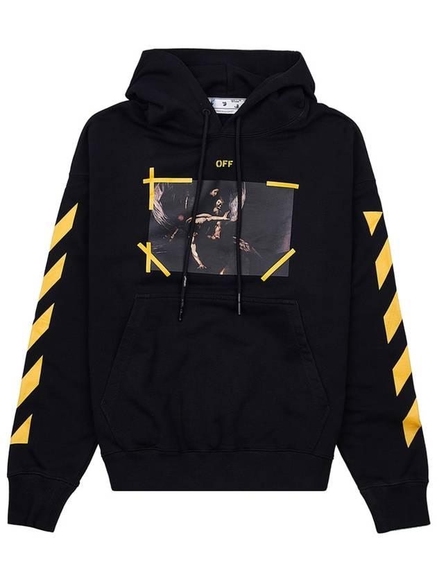 Printed Hoodie Black - OFF WHITE - BALAAN 3