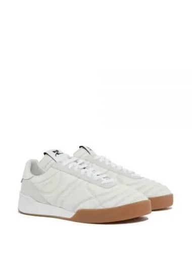 Club 02 Leather Low Top Sneakers White - COURREGES - BALAAN 1