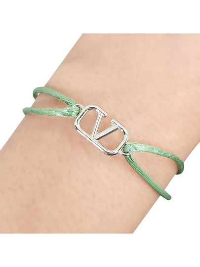 V Logo Bracelet Ice Mint - VALENTINO - BALAAN 2