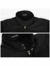 Men's Nylon Zip-Up Jacket Black - TOM FORD - BALAAN 6