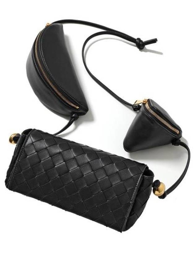 Pouch On Strap Cross Bag Black - BOTTEGA VENETA - BALAAN 2