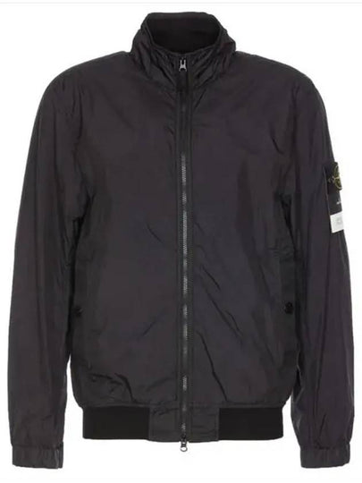 Crinkle Reps Wappen Bomber Jacket Black - STONE ISLAND - BALAAN 2