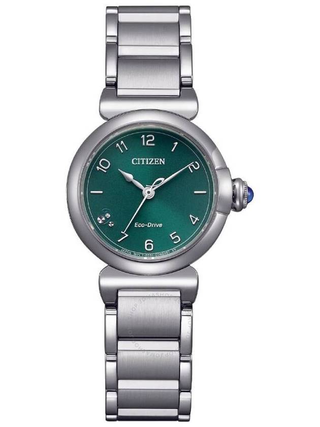 Citizen L May Bells Eco-Drive Green Dial Ladies Watch EM1130-83X - CITIZEN - BALAAN 1