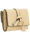 Alphabet Small Half Wallet Beige - CHLOE - BALAAN 4