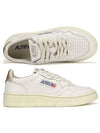 Medalist Goatskin Low Top Sneakers Gold White - AUTRY - BALAAN 2