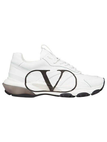 V Logo Bounce Low Top Sneakers White - VALENTINO - BALAAN 1