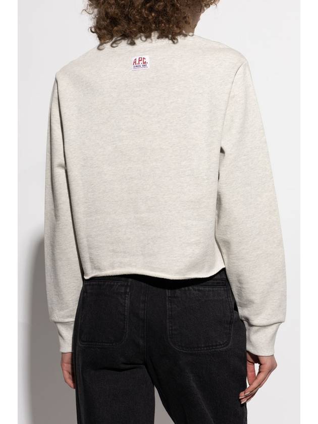 A.P.C. Sweatshirt Label, Women's, Grey - A.P.C. - BALAAN 4