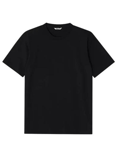 Short Sleeve A00SP02GT BLACK Luster Plating Men s Tee - AURALEE - BALAAN 1