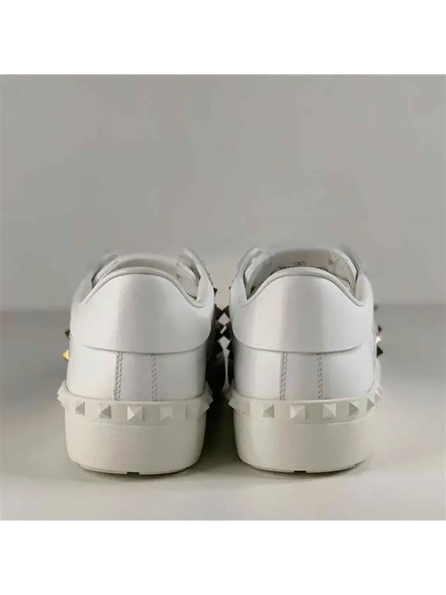 Men's Rockstud Untitled Low Top Sneakers White - VALENTINO - BALAAN 7