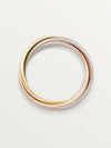 Trinity ring small white gold rose gold yellow gold - CARTIER - BALAAN 4