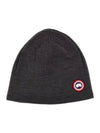 Standard Toque Patch Beanie Iron Grey - CANADA GOOSE - BALAAN 2