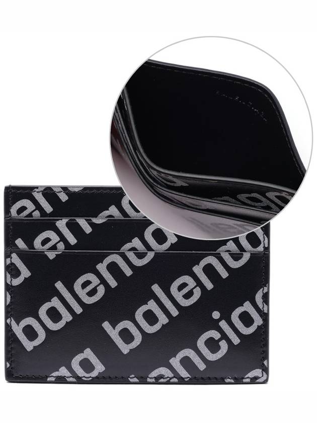 All Over Logo Card Wallet Black - BALENCIAGA - BALAAN 2