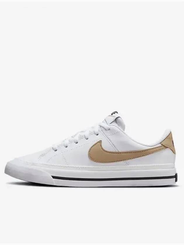 Court Legacy Junior Sneakers White Black Hemp DA5380 126 734913 - NIKE - BALAAN 1