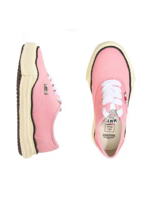 MAISON Sneakers A09FW735 PINK Baker OG Sole Canvas Low Top Sneakers - MIHARA YASUHIRO - BALAAN 1