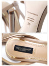 12cm Leather Sandal Heels Beige - DOLCE&GABBANA - BALAAN 7