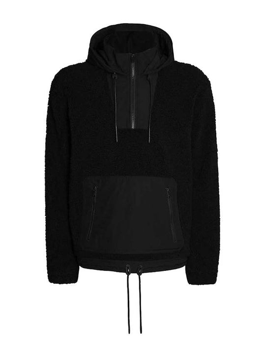 Cabin Shearling Anorak Black - MOOSE KNUCKLES - BALAAN 1