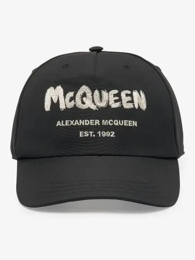 Logo Ball Cap Black - ALEXANDER MCQUEEN - BALAAN 2