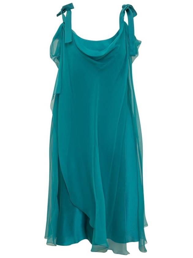 midi dress 04041614 0370 BLUE - ALBERTA FERRETTI - BALAAN 2