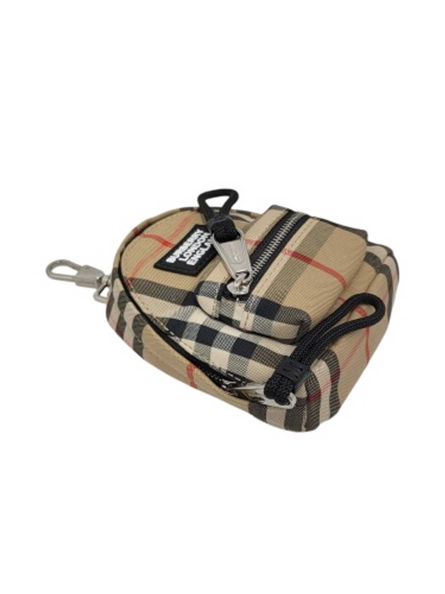 80310611 Vintage check miniature backpack charm key holder - BURBERRY - BALAAN 5