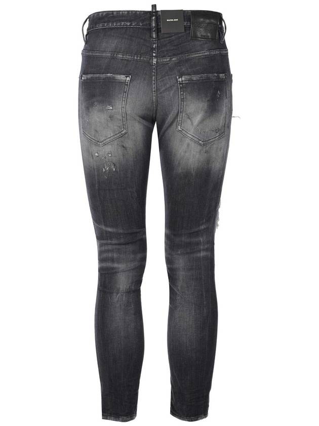 Skater Distressed Jeans Grey - DSQUARED2 - BALAAN 4