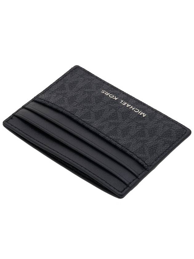 Men's Logo Card Wallet Black - MICHAEL KORS - BALAAN.