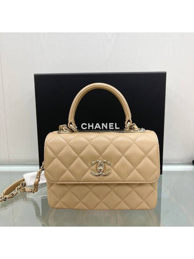 Trendy CC Top Handle Beige AS4654 - CHANEL - BALAAN 1