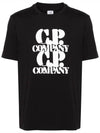 30/1 Jersey Graphic Short Sleeve T-Shirt Black - CP COMPANY - BALAAN 2