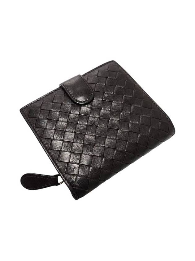 121059 Brown Intrecciato Half Wallet - BOTTEGA VENETA - BALAAN 3