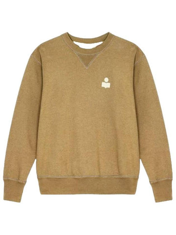 Men's Mike Logo Sweatshirt Khaki - ISABEL MARANT - BALAAN 1