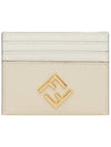 FF Diamond Card Wallet Ivory - FENDI - BALAAN 1