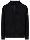 Genius Big Logo Patch Brushed Hood Zipup Black 8G000 10 809KX 999 - MONCLER - BALAAN 2