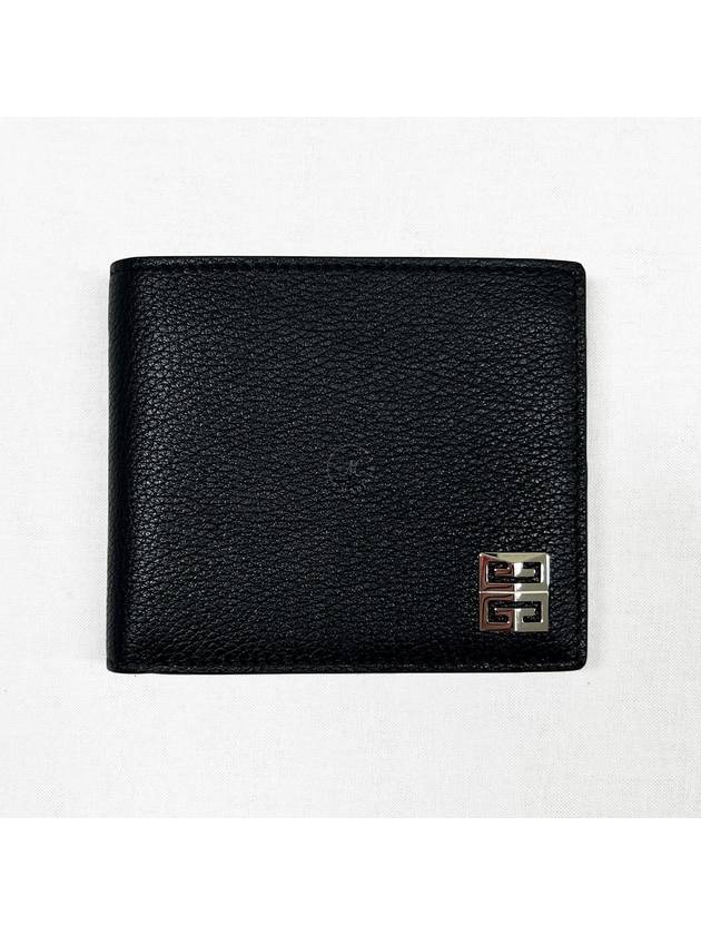 Grained Leather Bifold Wallet Black - GIVENCHY - BALAAN 2