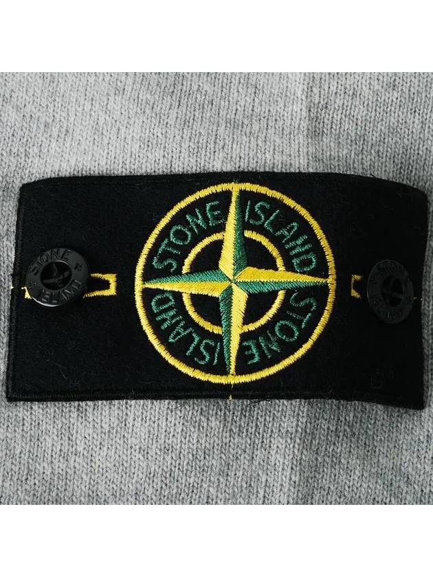 Pullover Wool Knit Top Grey - STONE ISLAND - BALAAN 5