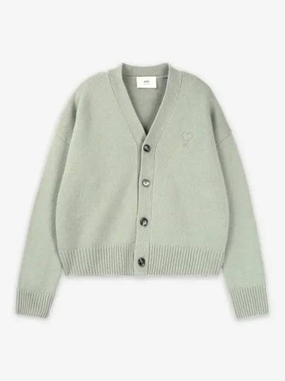 De Coeur Knit Cardigan Green - AMI - BALAAN 2