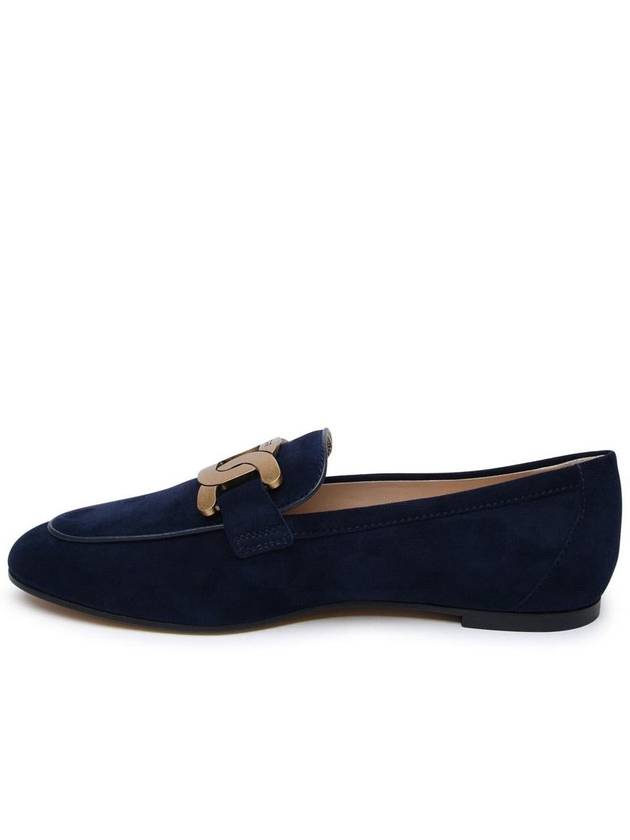 Women's Kate Suede Loafers Blue - TOD'S - BALAAN 4