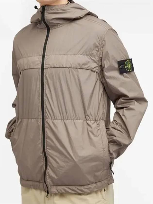 Crinkle Reps Hooded Jacket Brown - STONE ISLAND - BALAAN 2