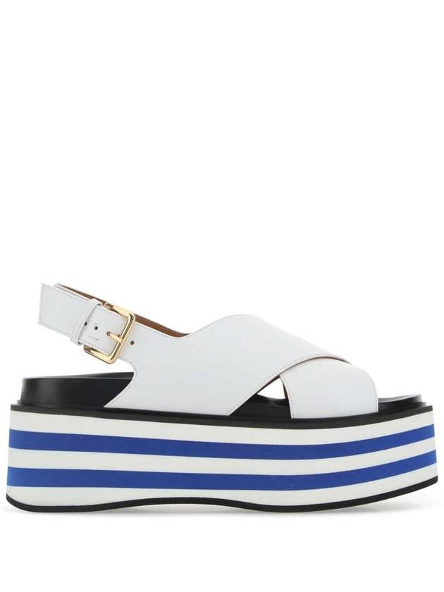 Fussbett wedge sandal heel white - MARNI - BALAAN 2