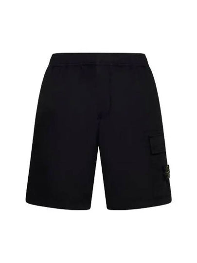 Compass Badge Bermuda Shorts Black - STONE ISLAND - BALAAN 2