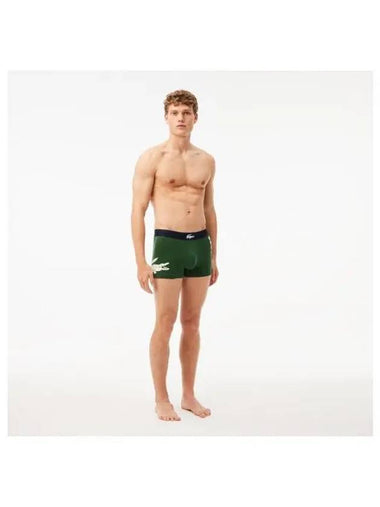 Men s Big Croc Trunks 3 Pack Blue - LACOSTE - BALAAN 1