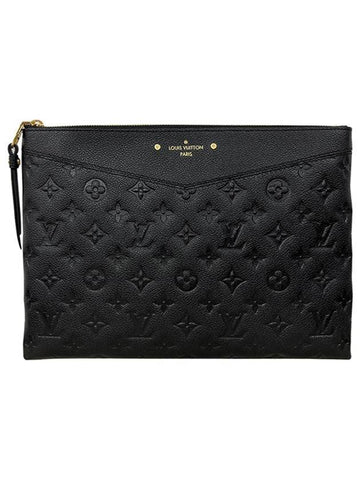 Monogram Daily Empreinte Pouch Bag Black - LOUIS VUITTON - BALAAN 1