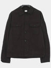 Chrome R Pocket Over Long Sleeve Shirt Black - CP COMPANY - BALAAN 3